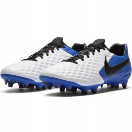 Zapatillas de fútbol Nike Tiempo Legend 8 Pro Fg AT6133 104 blanco blanco 3