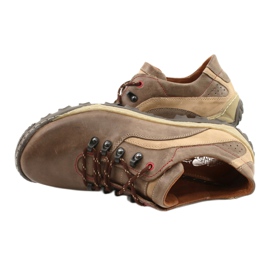 KENT Zapatos de senderismo para hombre 268K marrón beige 3