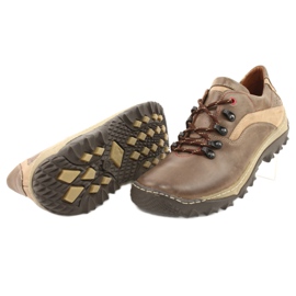 KENT Zapatos de senderismo para hombre 268K marrón beige 2