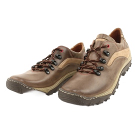 KENT Zapatos de senderismo para hombre 268K marrón beige 1