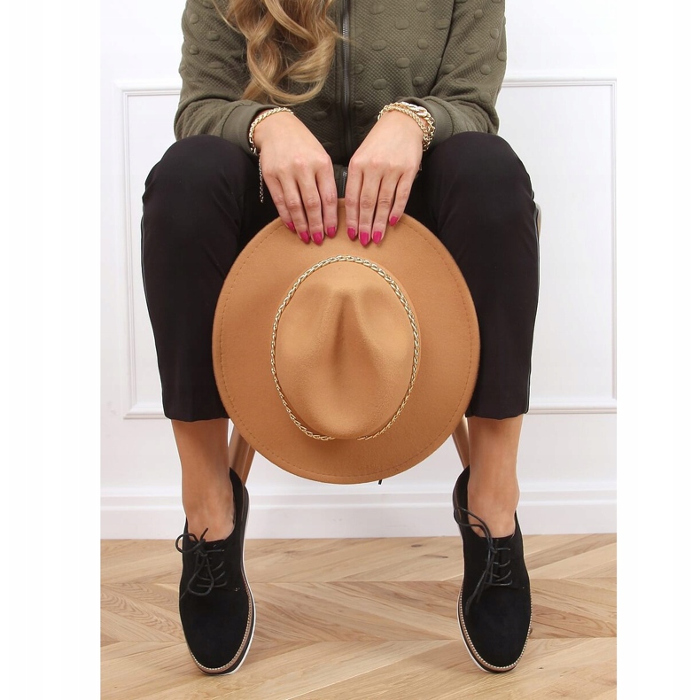 Black Mocasines con cordones de mujer 8988-45 Black negro 1