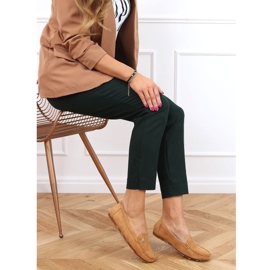 Mocasines de mujer Camel GS13P Tan marrón 3