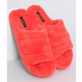 Orange X8130 Pantuflas de mujer naranja con banda elástica 1