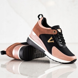Zapatillas VINCEZA casual negro rosado multicolor 2