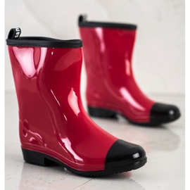 SHELOVET Cómodas chanclas rojas rojo 3