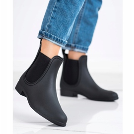 SHELOVET Chanclos mate negro 3