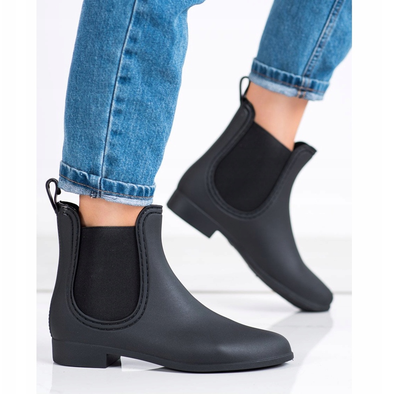 SHELOVET Chanclos mate negro 1