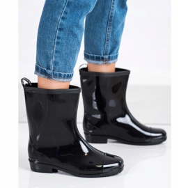 SHELOVET Cómodas chanclas negras negro 1