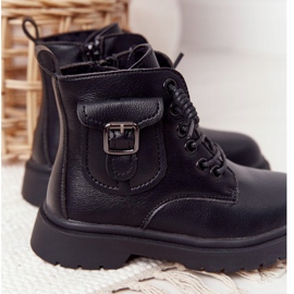 Apawwa Botas Infantiles Con Bolsillo Negro TikTok 4