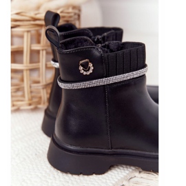 Apawwa Botas Infantiles Con Lentejuelas Toffees Negros 1 Apawwa Botas Infantiles Con Lentejuelas Toffees Negros 1