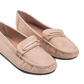 Mocasines de mujer keyla beige 1
