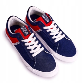 Zapatillas de Hombre Big Star FF174137 Azul Marino-Rojo 5