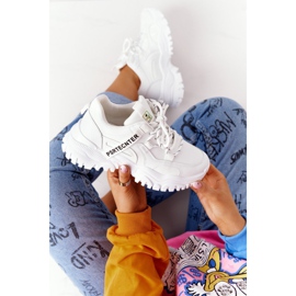 Evento Zapatillas de mujer en una suela masiva White Laugh blanco 1