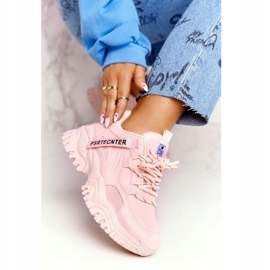 EVE Zapatillas de mujer en una suela masiva Pink Laugh rosado 3
