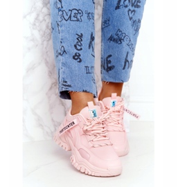 EVE Zapatillas de mujer en una suela masiva Pink Laugh rosado 5