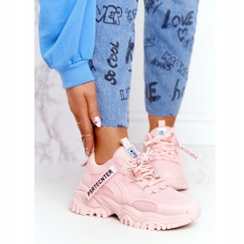 EVE Zapatillas de mujer en una suela masiva Pink Laugh rosado 4