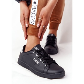 Zapatillas Mujer Big Star DD274586 Negro y Plata 4