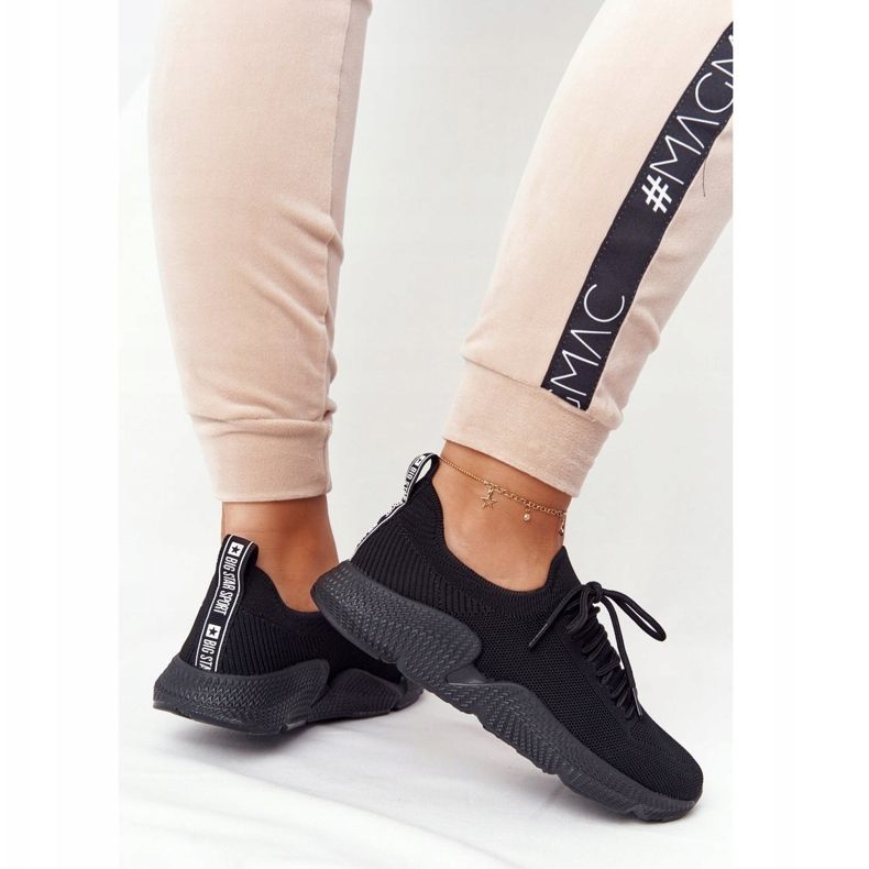 Zapatos Deportivos De Mujer Slip-on Big Star DD274579 Negro 1