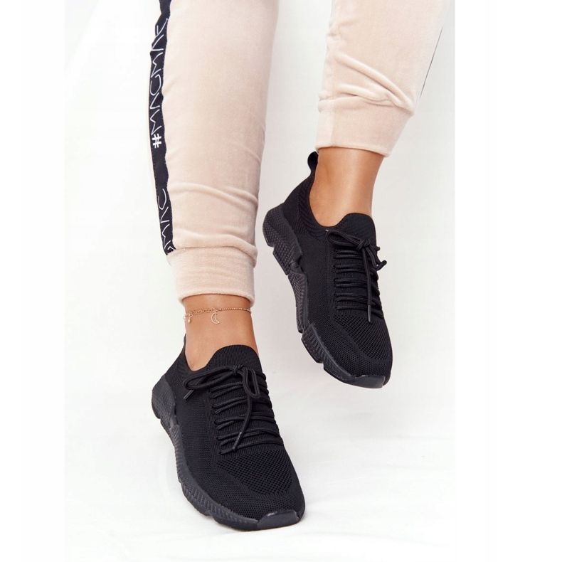 Zapatos Deportivos De Mujer Slip-on Big Star DD274579 Negro 2