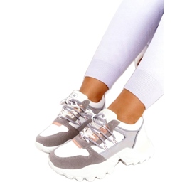 News Zapatillas deportivas para mujeres zapatillas 21sp26-3973 blanco 3
