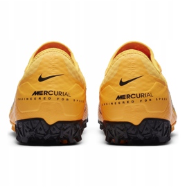 Calzado de fútbol Nike Mercurial Vapor 13 Pro Tf AT8004 801 naranja amarillo 4
