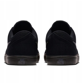 Zapatillas de hombre Nike Sb Check Solar Cnvs negras 843896002 negro gris 5
