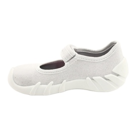 Zapatos speedy plateados para niños befado 109P222 plata gris 6
