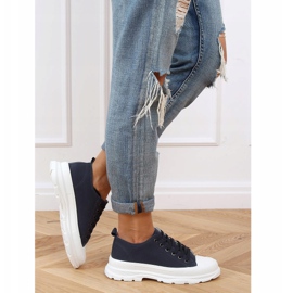 Zapatillas de mujer azul marino LA122 Navy 2