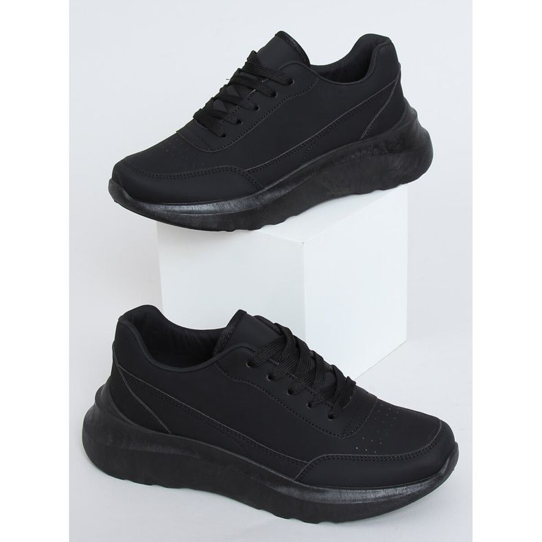 Zapatillas deportivas de mujer negras LA131 Black negro 1