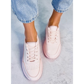 Rosa LA131 Zapatillas deportivas de mujer rosa rosado 2
