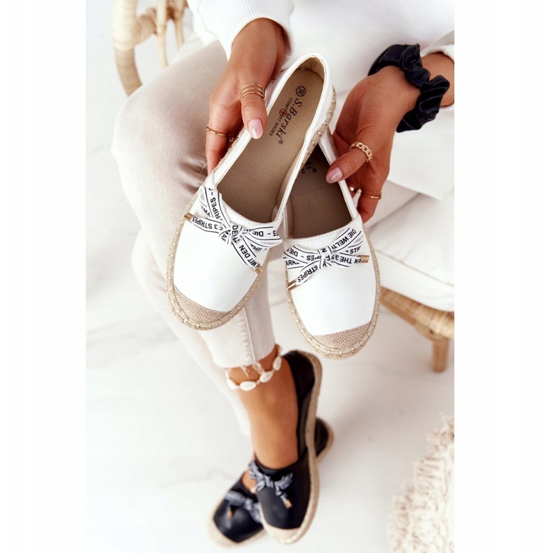 S.Barski Alpargatas Con Suela De Paja S. Bararski Blanco 1