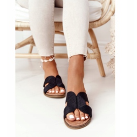 Pantuflas de Mujer Elegantes S.Barski Negro 4