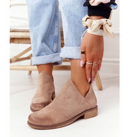 PS1 Botas De Mujer Con Recortes Beige Hillary marrón 2 PS1 Botas De Mujer Con Recortes Beige Hillary marrón 2