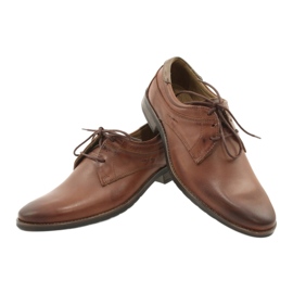KOMODO Zapatos de hombre elegantes 877 marrón 10