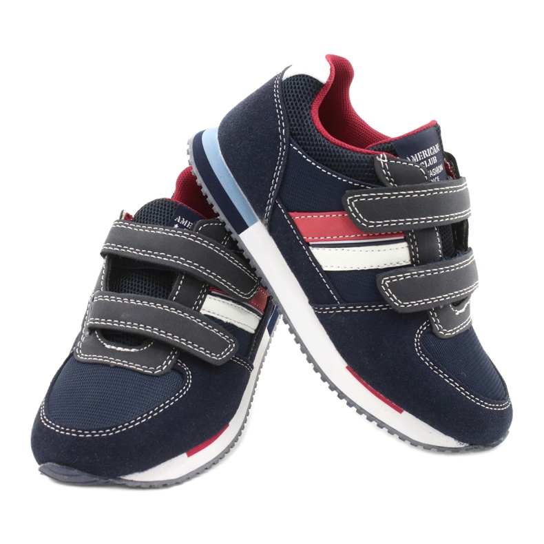 American Club Zapatos para niños azul marino rh24 4