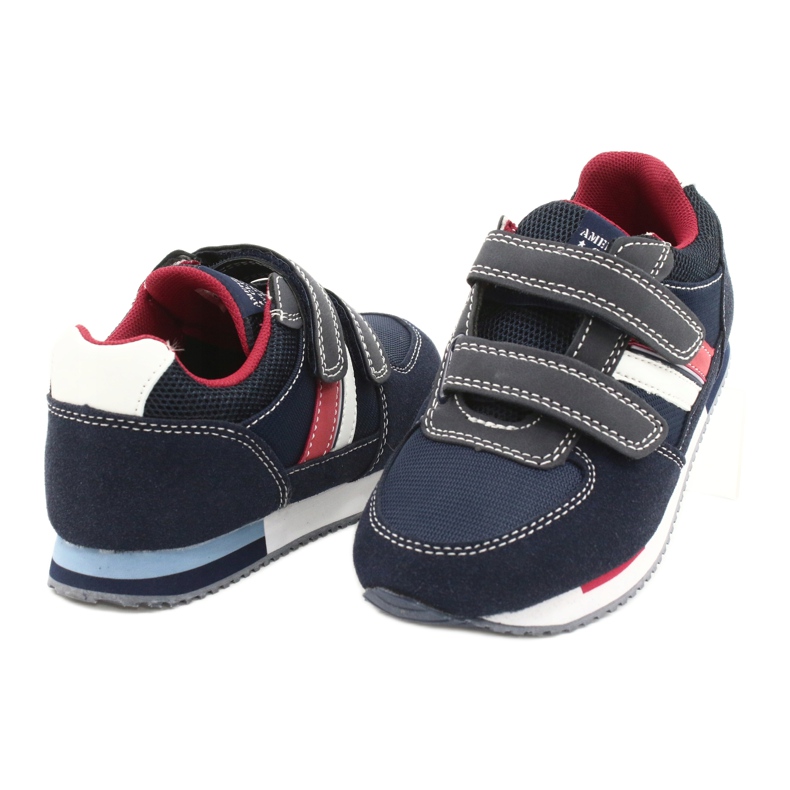 American Club Zapatos para niños azul marino rh24 3