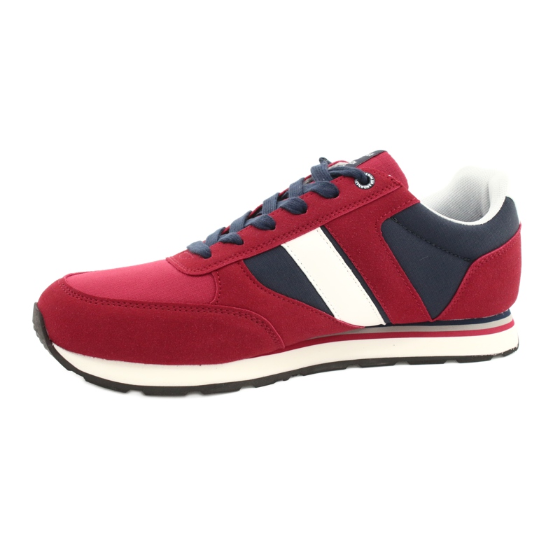 Zapatillas deportivas de hombre American club RH14 blanco rojo azul marino 1