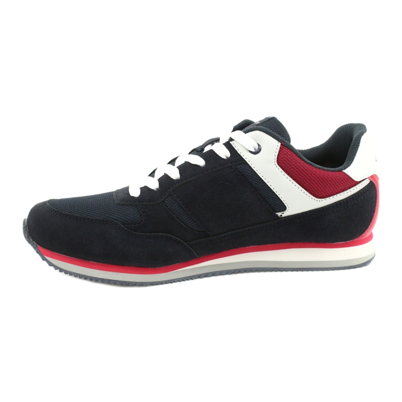Zapatillas American Club FH12 blanco rojo azul marino 1