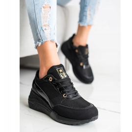 SHELOVET Zapatillas clásicas negras negro 1
