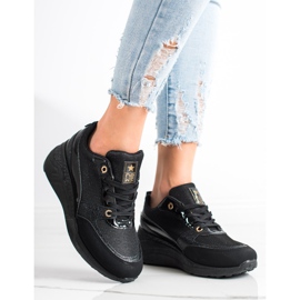 SHELOVET Zapatillas clásicas negras negro 2