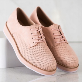 Renda Zapatos Kalsic en la plataforma rosa 1