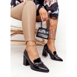 Bombas elegantes en una barra S.Barski Premium Black negro 6