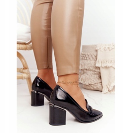 Bombas elegantes en una barra S.Barski Premium Black negro 3