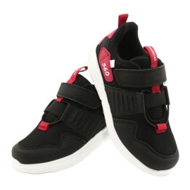 Zapatillas deportivas con plantilla de piel American Club AA06 negro 4