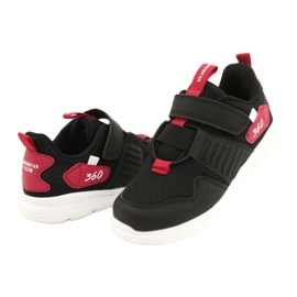 Zapatillas deportivas con plantilla de piel American Club AA06 negro 3