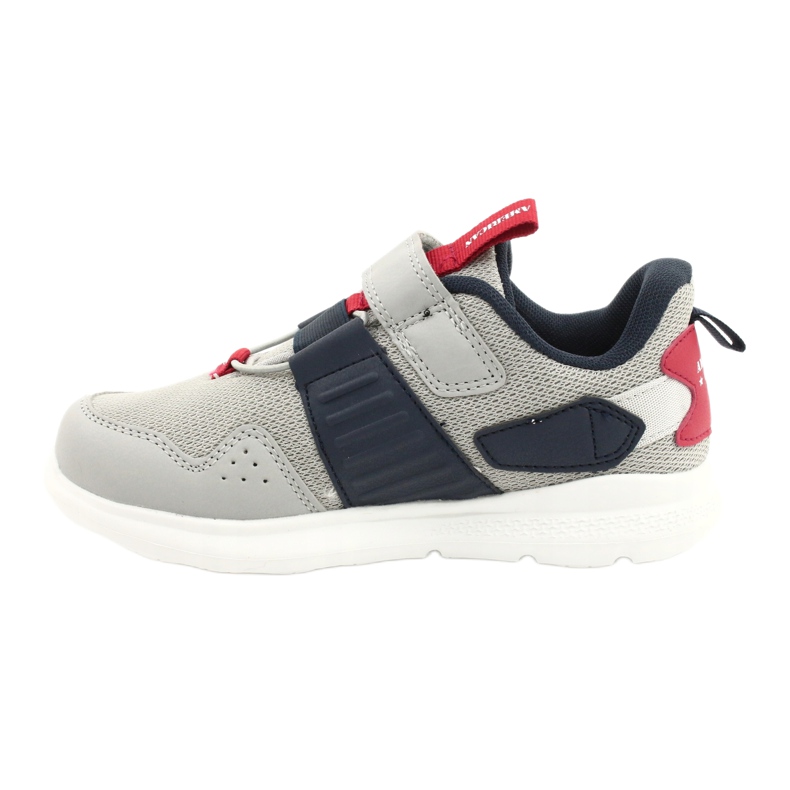 Zapatillas deportivas American Club AA06 plantilla piel gris 1