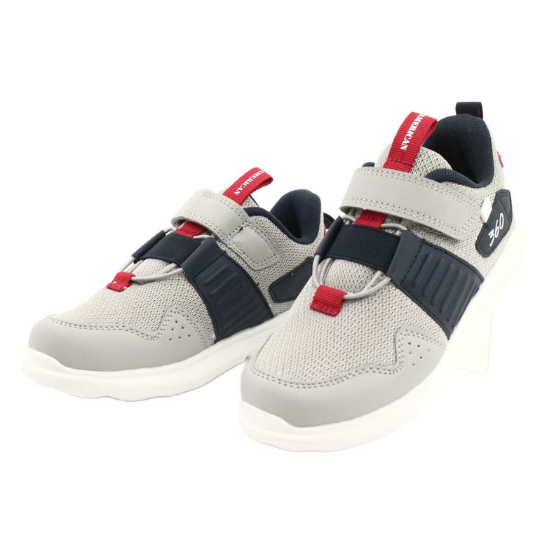 Zapatillas deportivas American Club AA06 plantilla piel gris 2