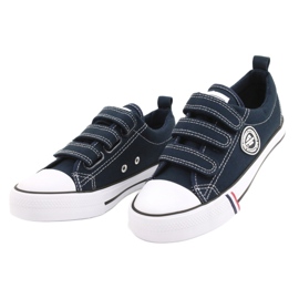 Deportivas American Club LH31/22 azul marino con velcros 1