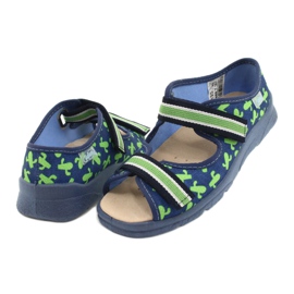Calzado infantil befado 869X147 azul verde 7