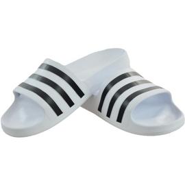Zapatillas Adidas Adilette Aqua blancas F35539 ['blanco negro'] blanco 1